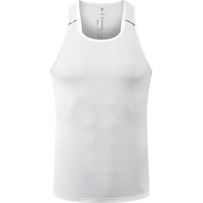 Sleeveless Quick Drying Marathon Sports Workout Gym Tank Top for Men
