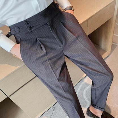 High-waisted Trousers Business Work Chinos trouser for men