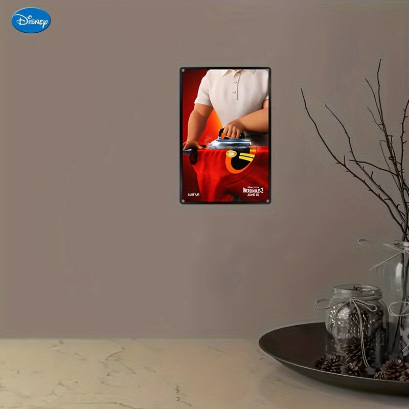 1pc, Authorized, Disney The Incredibles 2 Aluminum Sign Poster(8''x12''/20cm*30cm)Disney The Incredibles Metal Sign, Disney Superman Aluminum Poster, Disney Movie Aluminum Poster, Disney Movie Gifts, Wall Art Decor, Room Deco