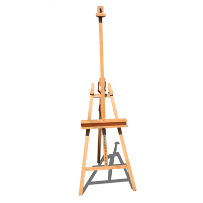 58"A-Frame Beechwood Easel - Extra Angle Adjustable