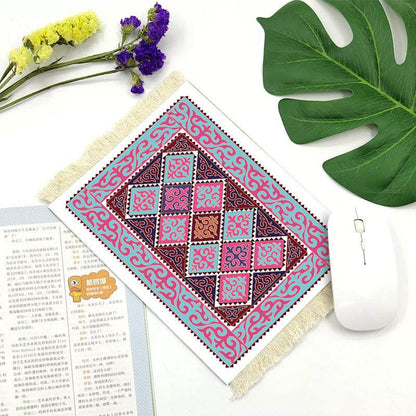 Office mouse pad, Suede fringe mouse pad Hot rubber  Bohemian style