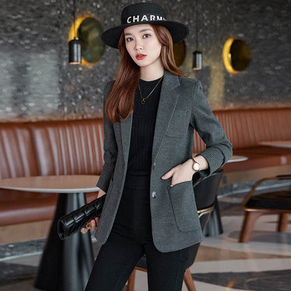Professional office Business Tweed Blazer Women