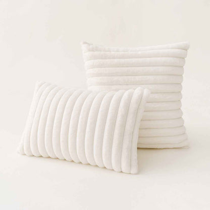 Modern Striped Pillow Cover – Polyester Sofa Cushion Case for Living Room & Bedroom