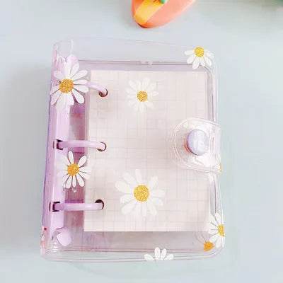 Kawaii Mini 3 Hole Daisy Notebook Planner Organizer Binder