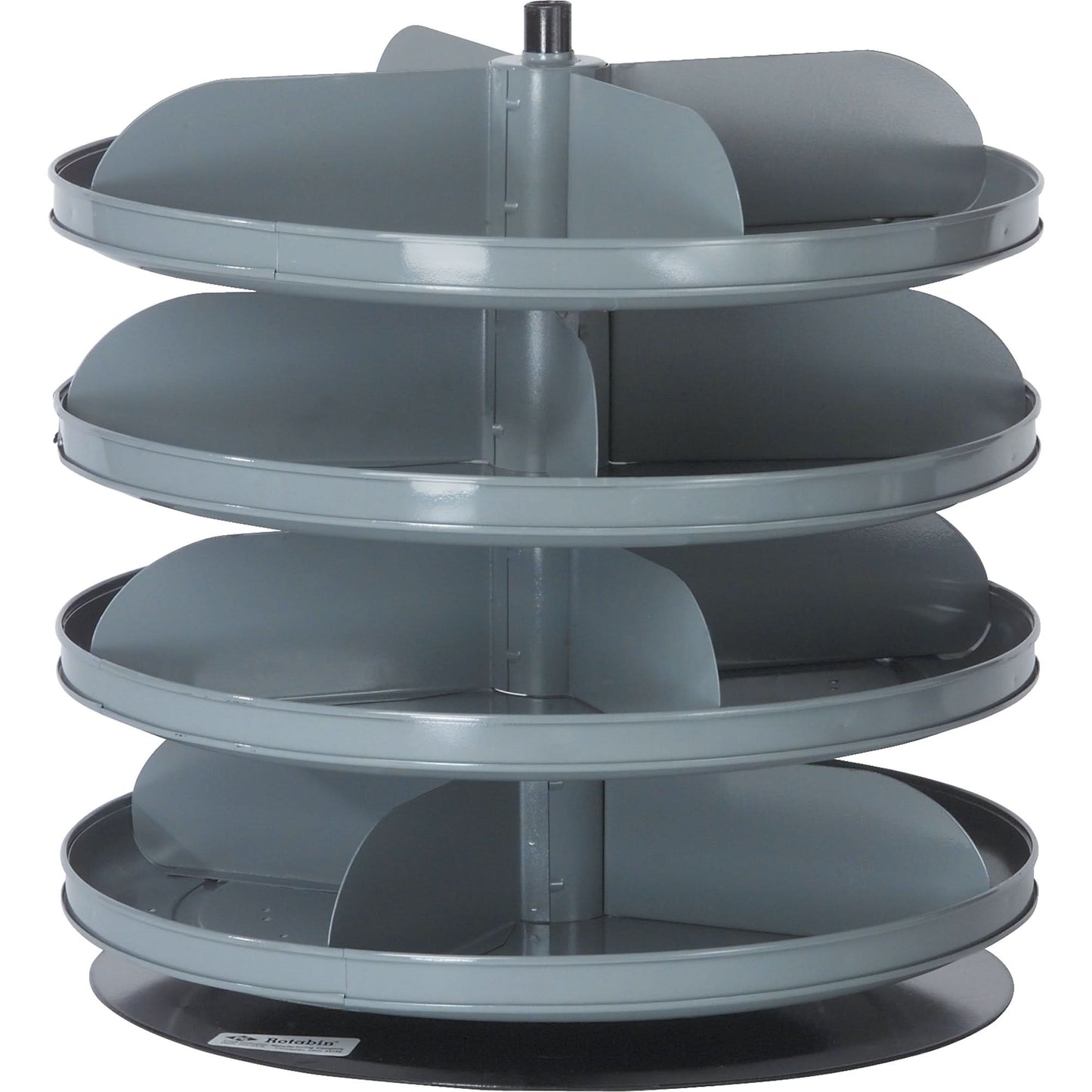 Rotabin® Storage Units, 60 lbs. Capacity per Level, 4 Level, 18-1/2" H x 17" Dia.