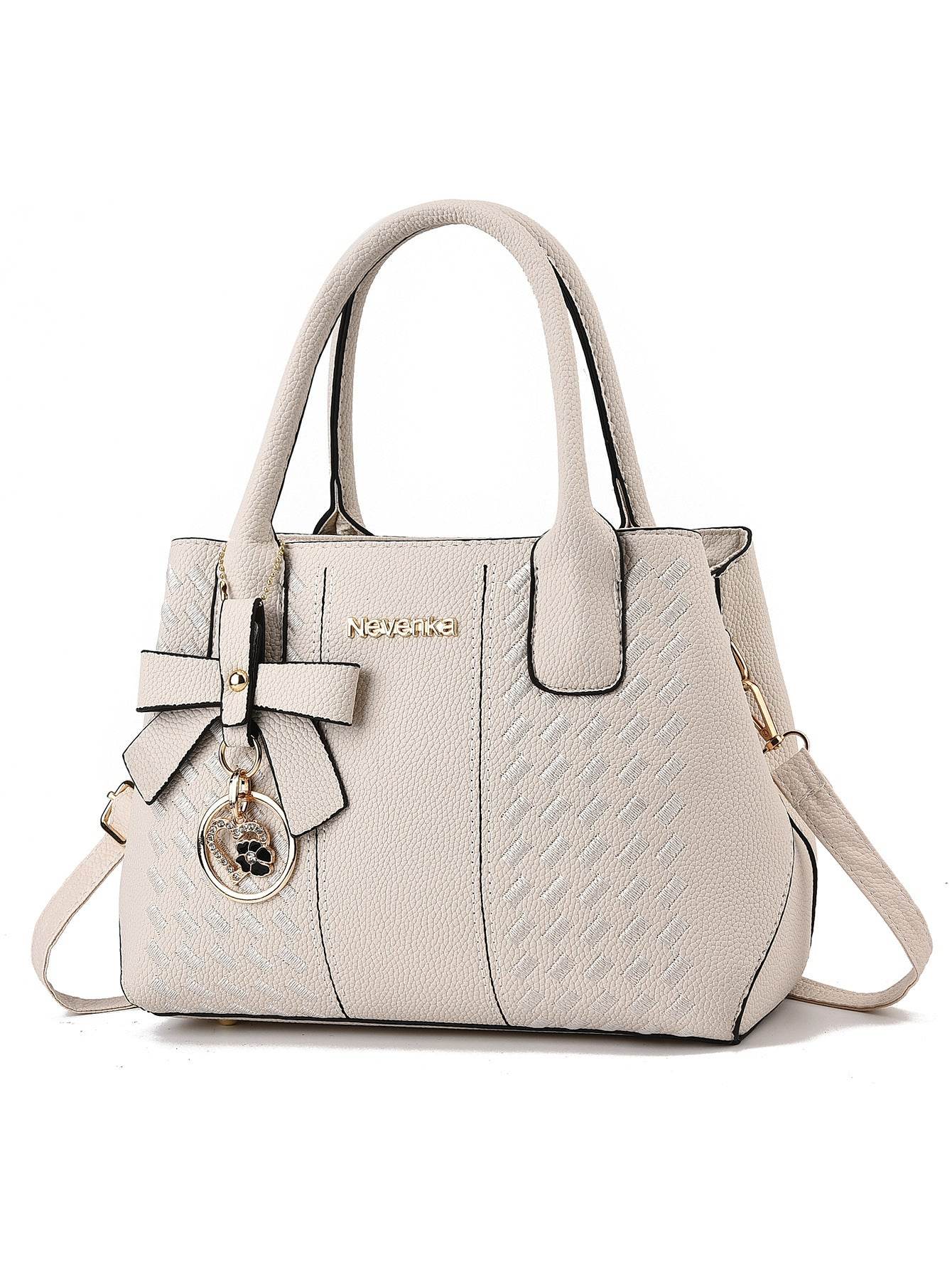 Affordable Luxury formal Handbag PU Leather Made.