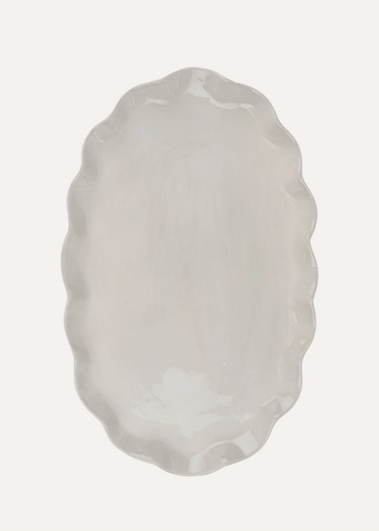 Calypso Scalloped Platter – Set of 2