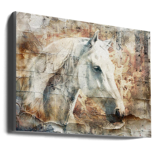 Art mural Cheval Animal Art vintage Illustration Murale 06