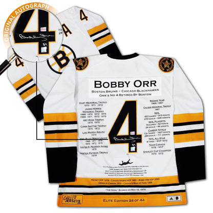 Bobby Orr Boston Bruins Career Jersey /44