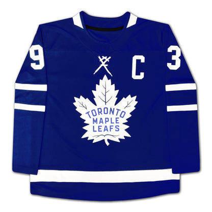 DOUG GILMOUR CAREER JERSEY SIGNED LTD ED 193 - TORONTO MAPLE LEAFS