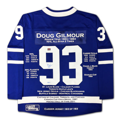 Doug Gilmour Career Jersey #193 of 193