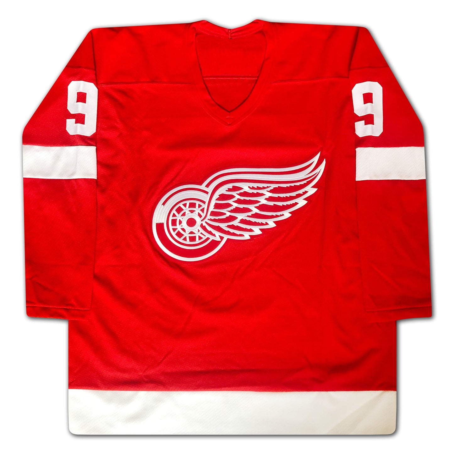 GORDIE HOWE CAREER JERSEY SIGNED - LTD ED 199 - DETROIT RED WINGS