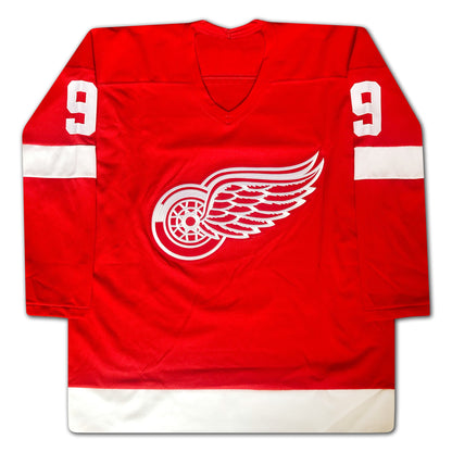 GORDIE HOWE CAREER JERSEY SIGNED - LTD ED 199 - DETROIT RED WINGS