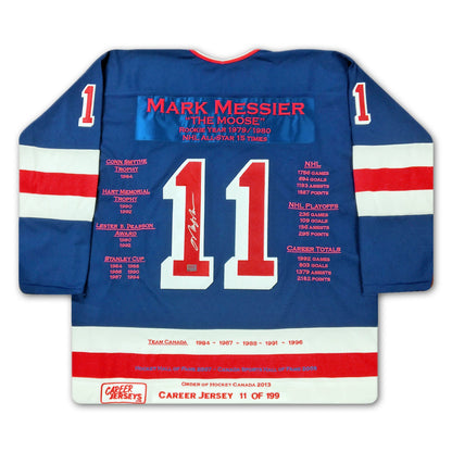 Mark Messier NY Rangers Career Jersey #11 of 199