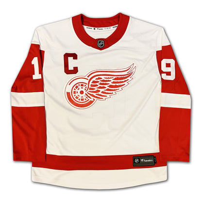 STEVE YZERMAN CAREER JERSEY DETROIT WHITE ELITE EDITION OF 19 - SIGNED