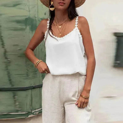 Casual Loose Thin Sleeveless Top For Women
