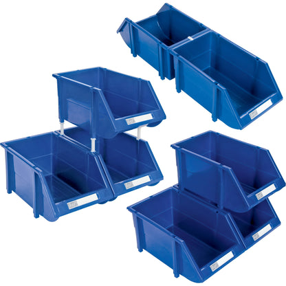 Stack & Hang Bin, 5-7/8" W x 4-11/16" H x 9-13/16" D, Green