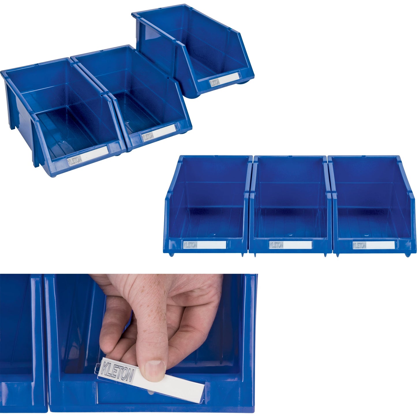 Stack & Hang Bin, 5-7/8" W x 4-11/16" H x 9-13/16" D, Green
