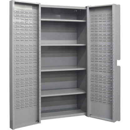 Deep Door Combination Cabinets, 38" W x 24" D x 72" H, Grey