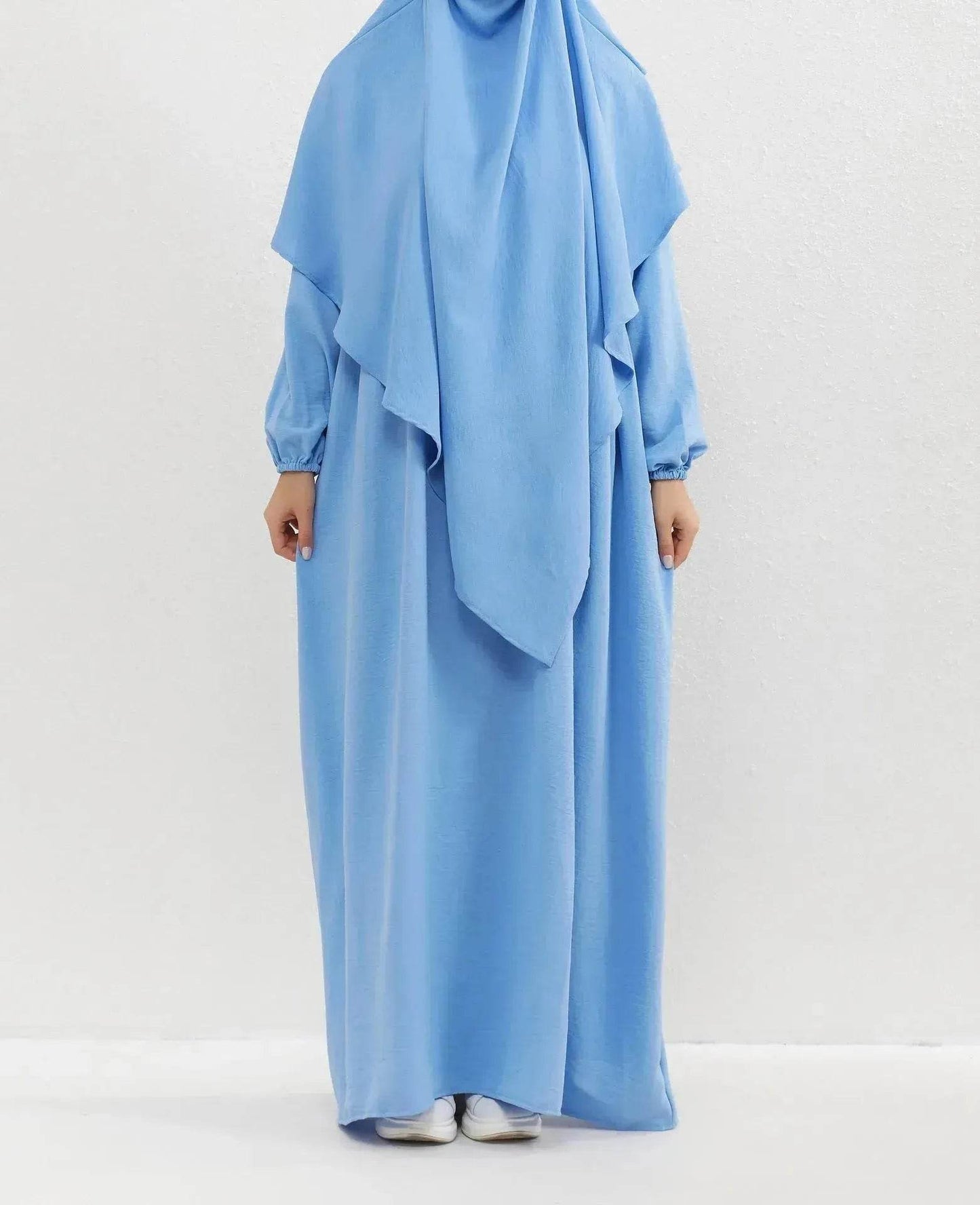 Hijab Abaya for Umrah Two piece Dress with Headscarf Arabwear for Women Jalabiya for Women