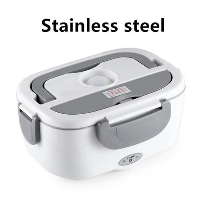 Electric Heated Lunch Box – Stainless Steel Food Warmer