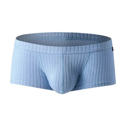 Otopx Men's Low Waist Boxer Briefs with Pouch Breathable Underwear