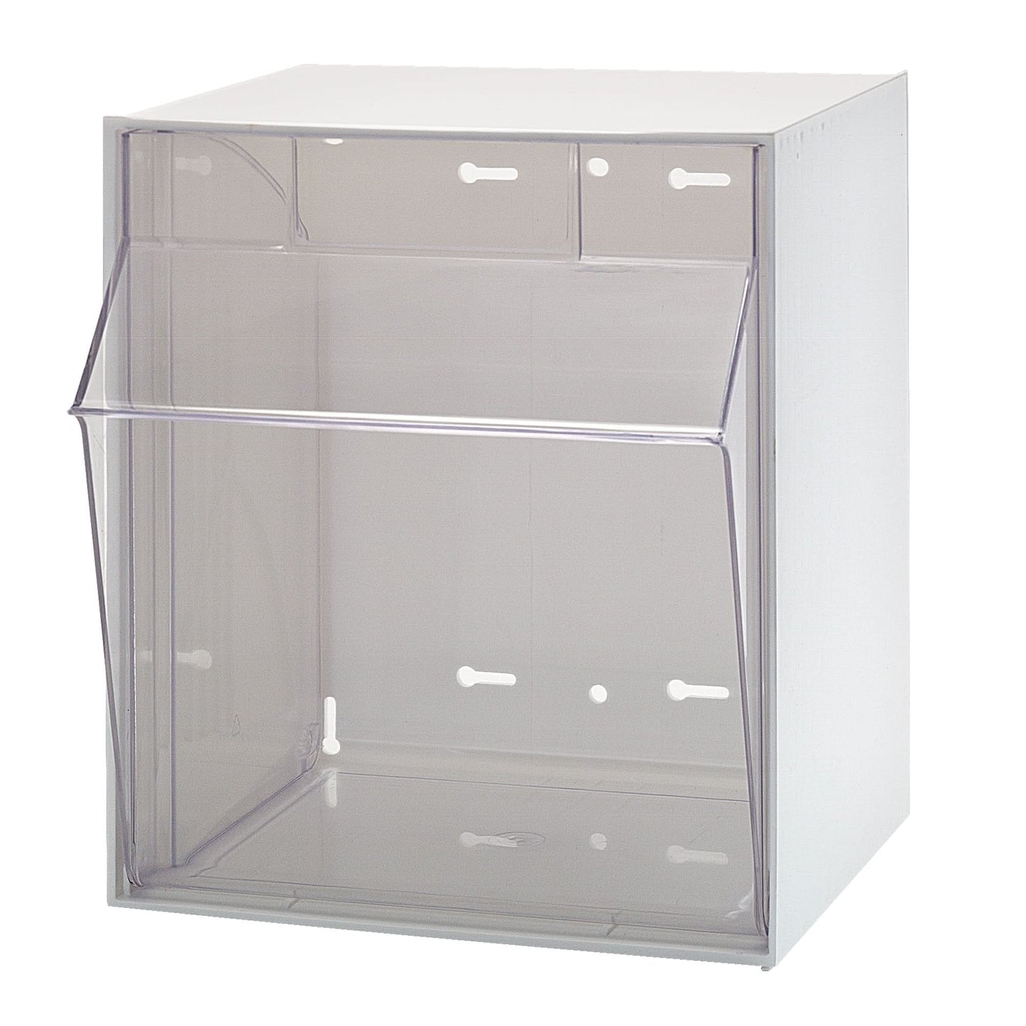 Clear Tip Out Bins, 11-13/16" W x 11-3/4" D x 13-7/8" H