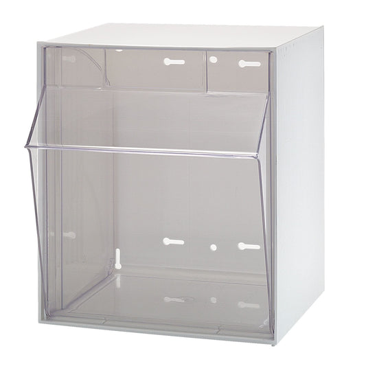 Clear Tip Out Bins, 11-13/16" W x 11-3/4" D x 13-7/8" H