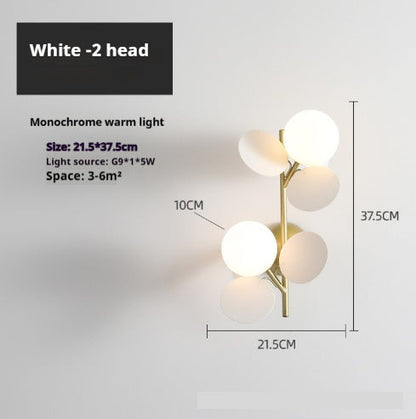 Nordic Macaron Pendant Light Fixture – Creative Glass Dining Room & Living Room Lamp with G9 LED Lighting
