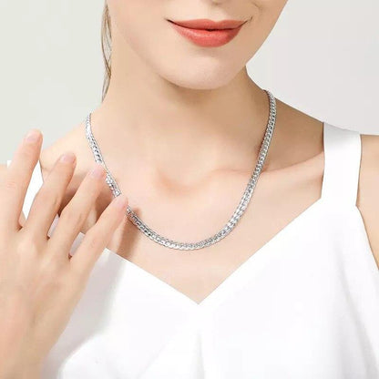 18k Gold Side Chain Necklaces