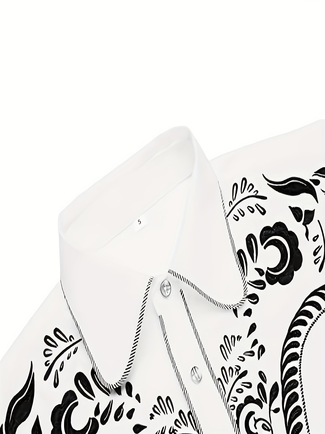 Western Cowboy Chic Long Sleeve Embroidered Shirt - Soft Cotton Blend, Elegant Design, Casual Style for Spring Fall Vacation Resort Wear - Men's Shirt for Outdoor Activities, Travel, and Leisure