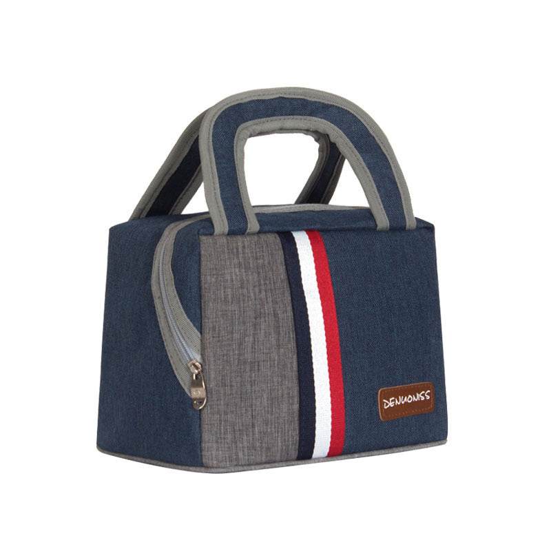 Women Fashion Thermal Insulated Denim Work Lunch Bag