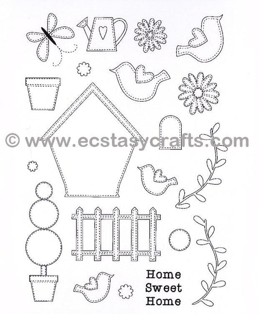 Creative Expressions Stamp - In The Garden