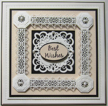 Noble Double Pierced Squares - Set B Die