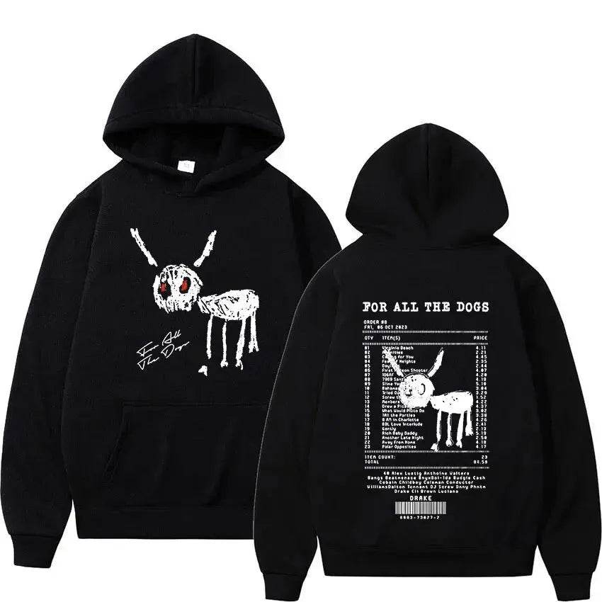 Rapper Drake For All The Dogs Letter Unisex Hoodie Sweatshirt
