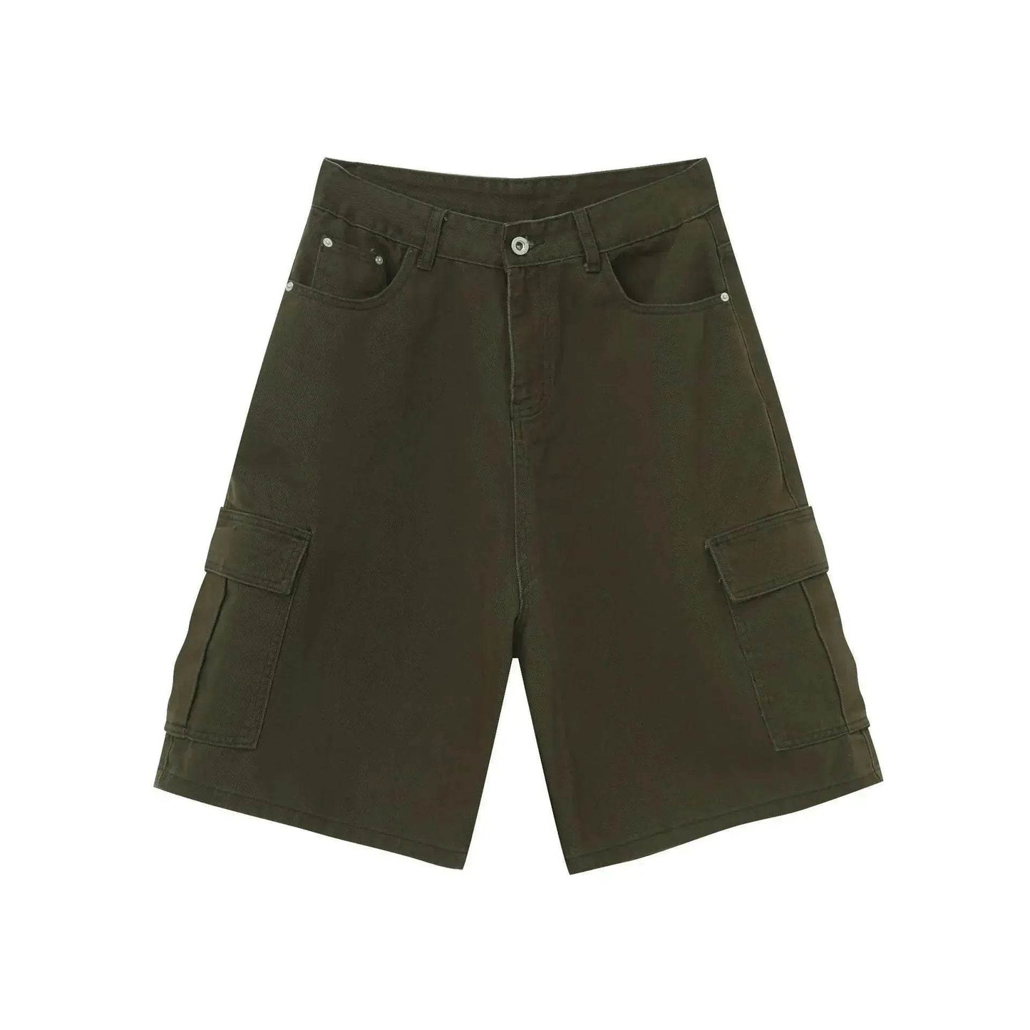 Men's Baggy Dad Shorts Jeans Denim Summer New Straight Wide-leg Workwear Denim Shorts  for Men Loose Leisure All-matching Shorts