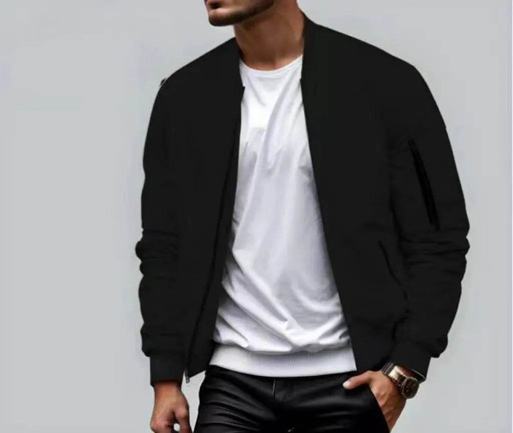 Men's Casual Baseball Varsity Jacket Spring And Autumn