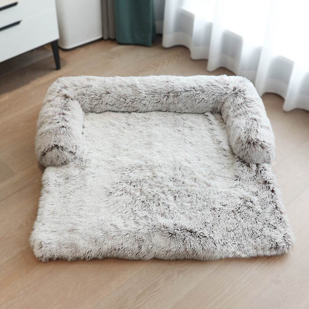 Tapis de lit amovible pour animaux de compagnie, canapé-lit pour chien, lit en peluche pour animaux de compagnie
