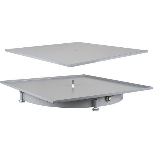 Heavy-Duty Industrial Carousel Drawer Cabinets, Steel, 27-1/2" W x 27-1/2" D x 4" H, Grey