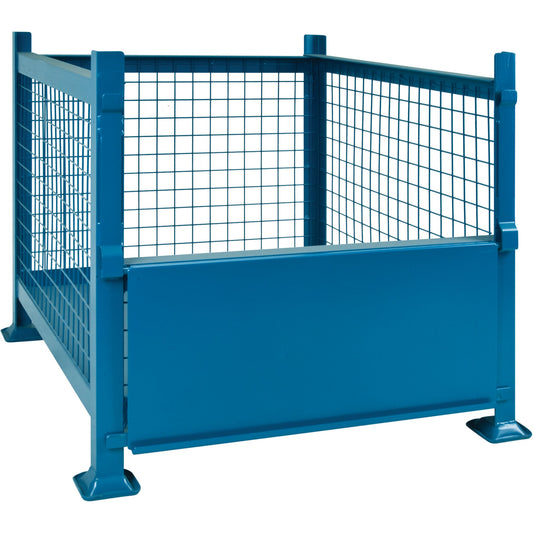 Bulk Stacking Containers, 40.5" W x 48.5" D x 30" H, 3000 lbs. Capacity