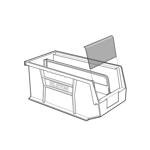 Stack & Hang Bin, 4-1/8" W x 3" H x 5-3/8" D, Green