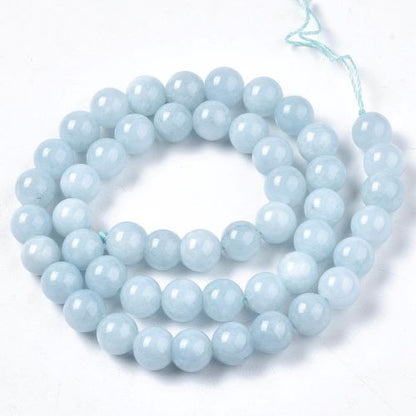 Blue Chalcedony Gemstone Bead