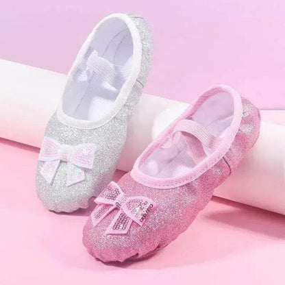 Children's Dance Soft Bottom Training Shoes Kids Ballet Shoes