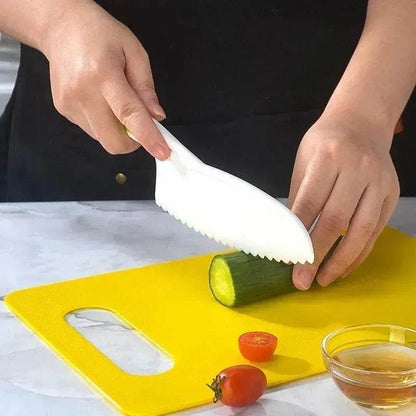 Children's Plastic Birthday Cake Stand Knife Toy Suit
