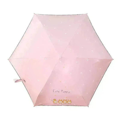Children's Umbrella Off Sunscreen And Windproof Cartoon Umbrella Girl