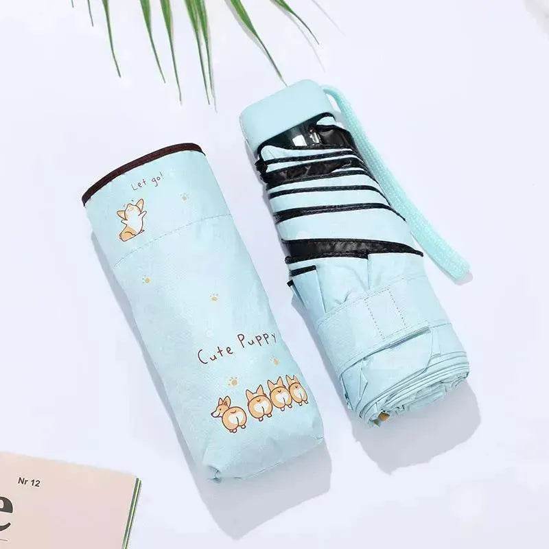Children's Umbrella Off Sunscreen And Windproof Cartoon Umbrella Girl