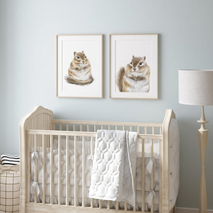 Chipmunk Print Set