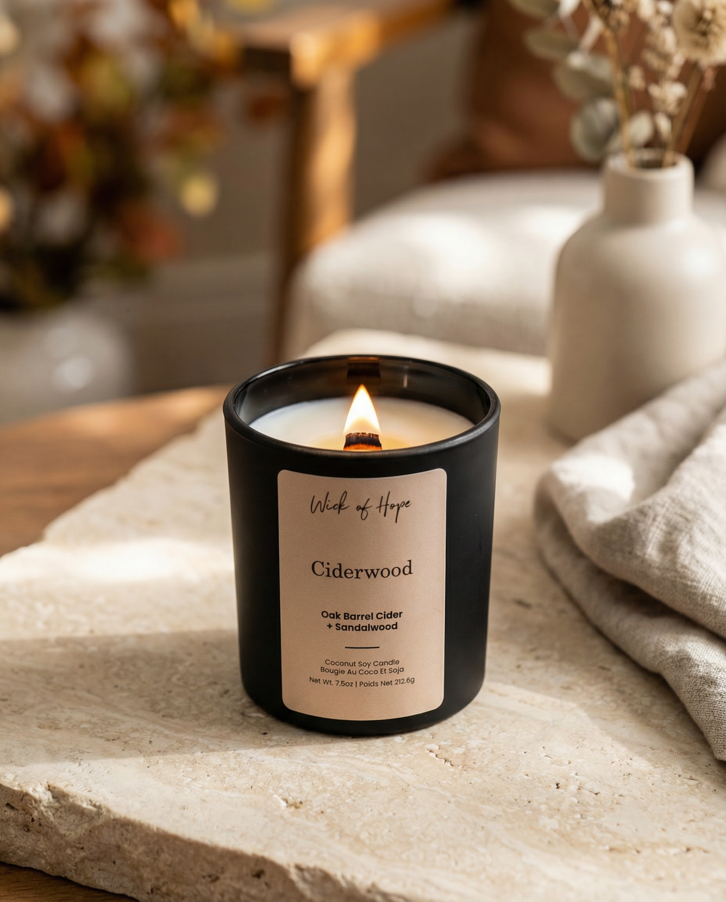 Ciderwood Candle | Oak Barrel Cider + Sandalwood