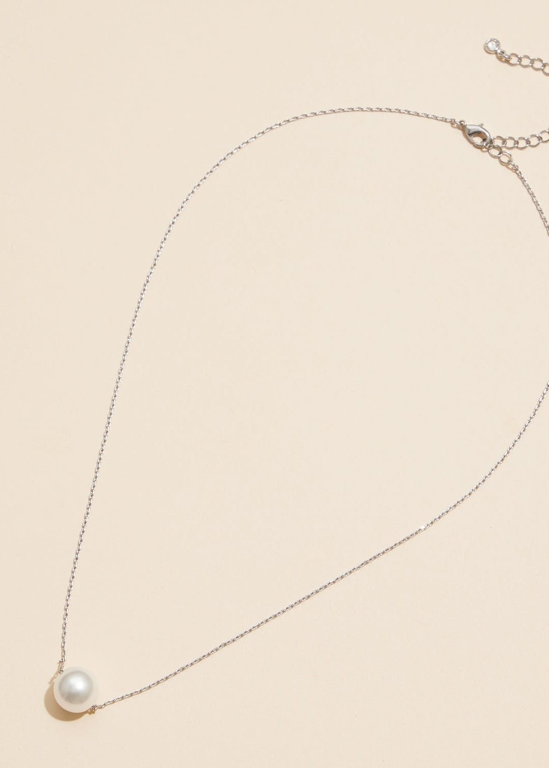 Classic Pearl Charm Necklace