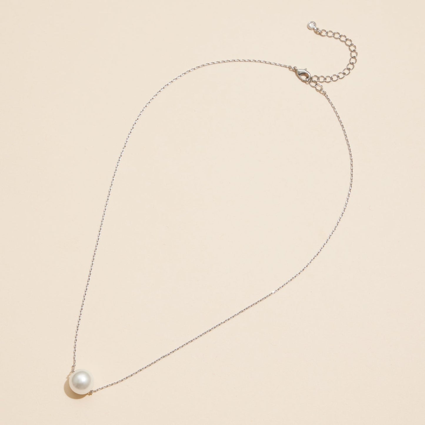 Classic Pearl Charm Necklace